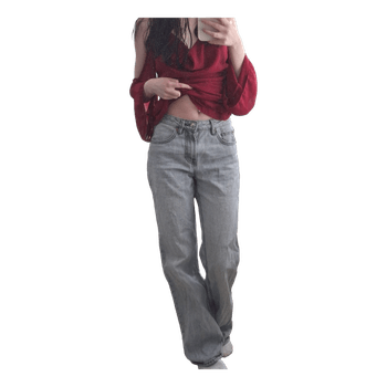 Straight leg jeans