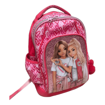 Pink TOPModel girls school backpack very good condition