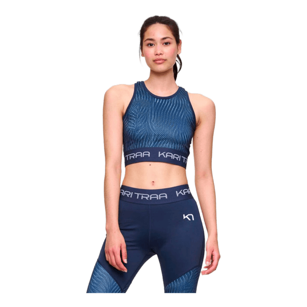 Kari Traa Vilde Training Top Women’s Size S High Neck Sports Bra Crop Activewear