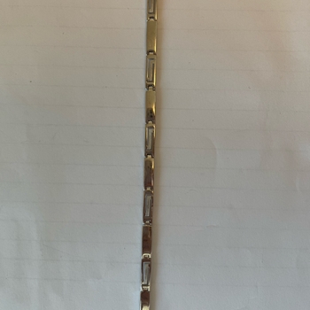 Silver link bracelet