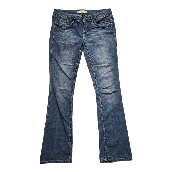 Blue bootcut jeans