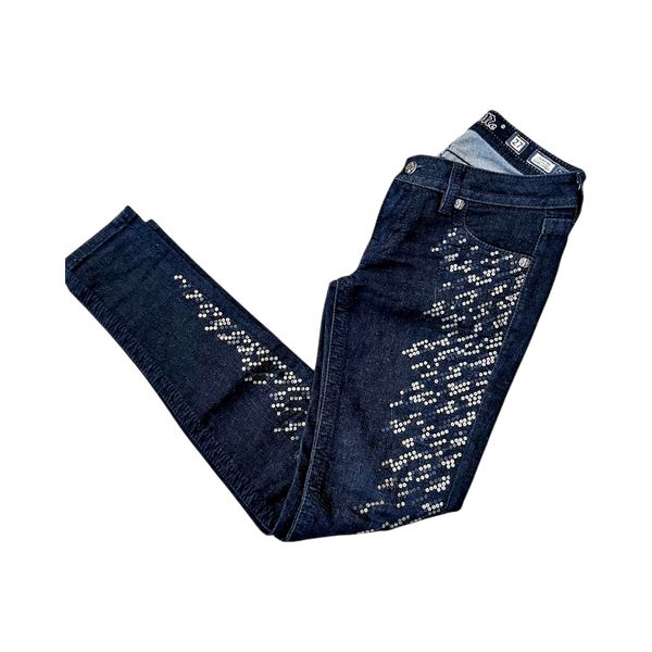Miss me Navy blue with sparks jeans- New without tags