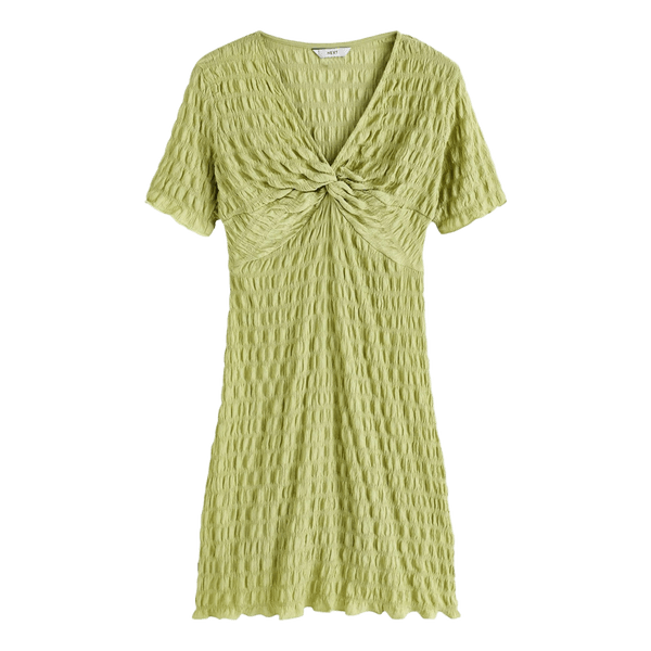 Next green textured dress