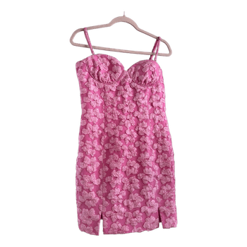 Rotate pink floral mini dress