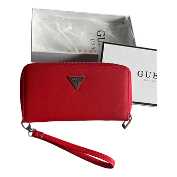 Raudona Guess piniginė
