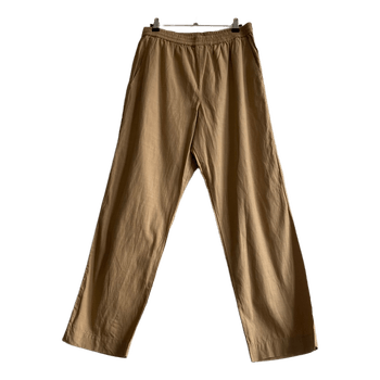 French Connection Men’s Pull On Pants Beige Cotton Elastic Waist Jogger Style Size S