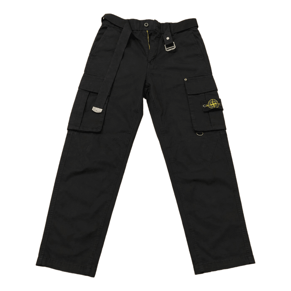 Black cargo pants