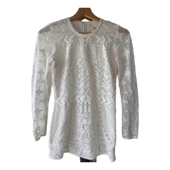 Valkoinen pitsimekko hm x isabel marant