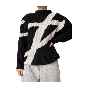 Topshop graphic knitted sweater
