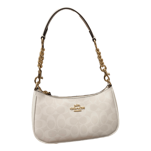Coach white shoulder bag