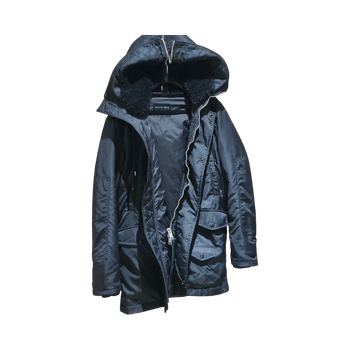 Allsaints musta Parka takki