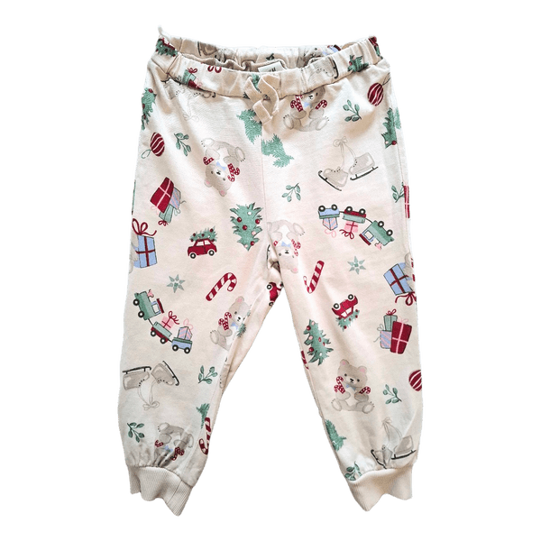 H&M mustrilised puuvillased püksid