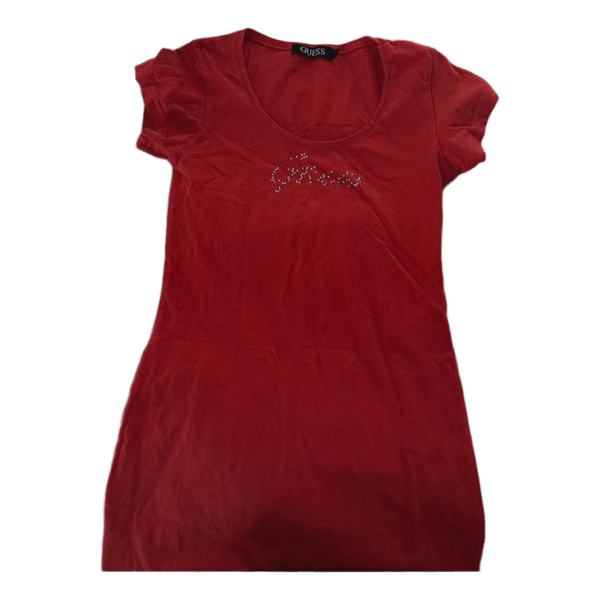 Red cotton mini dresss