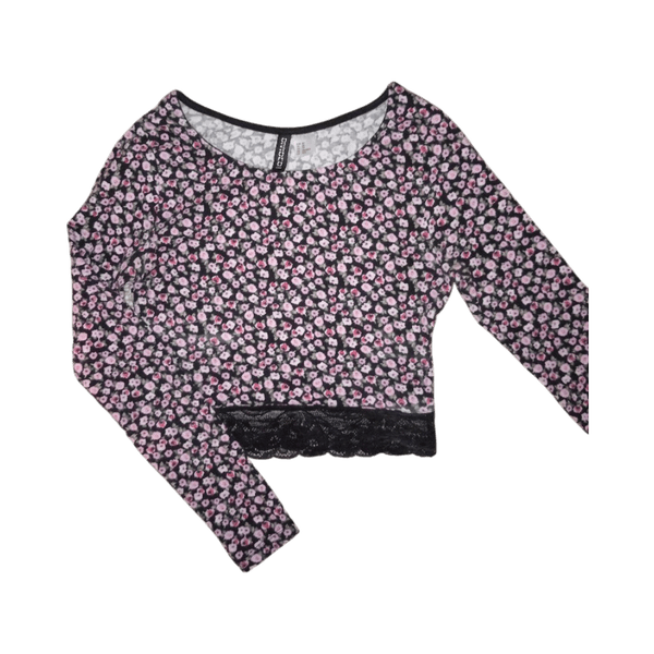 Kukallinen crop top 