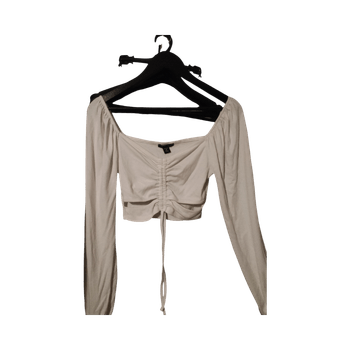 Valkoinen off-shoulder toppi