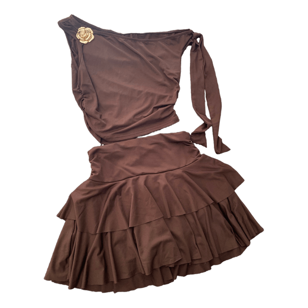 Brown two piece set
