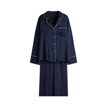Tummansininen pyjamapaita