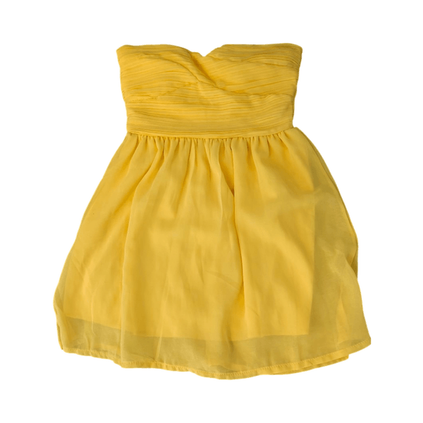Keltainen minimekko