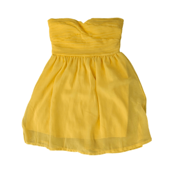 Keltainen minimekko