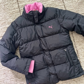 Puma musta untuvatakki xs 