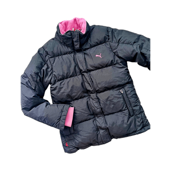 Puma musta untuvatakki xs 
