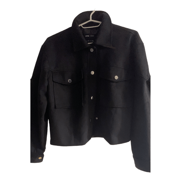 Black fringe jacket