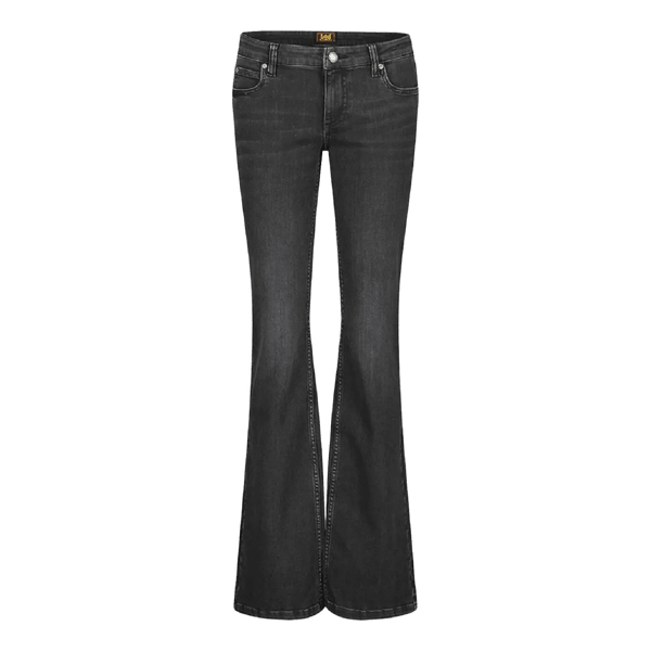 Lee svarta utsvängda jeans