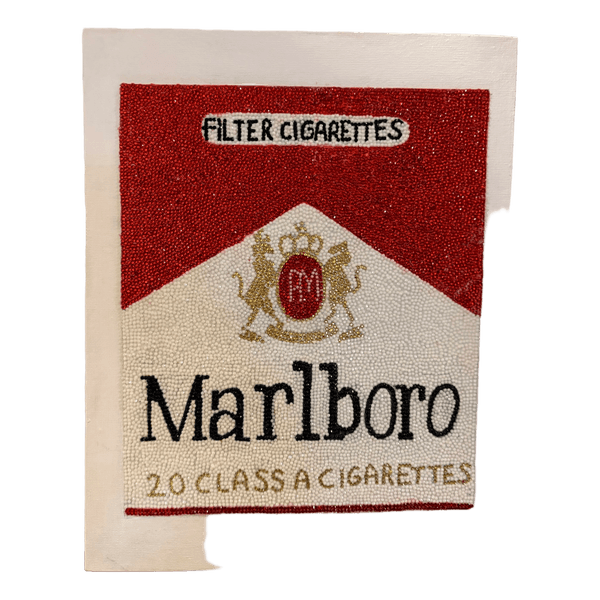 DIY Marlboro-aiheinen koristetaulu
