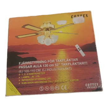 Cottex kaukosäädin takkatuulettimelle