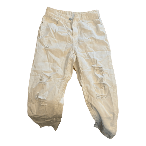 Hvide Shein ripped jeans