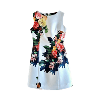 Guess by Marciano white floral dress