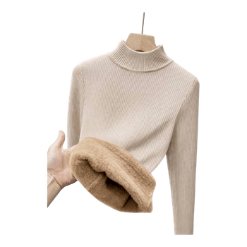 Beige ribi kampsun