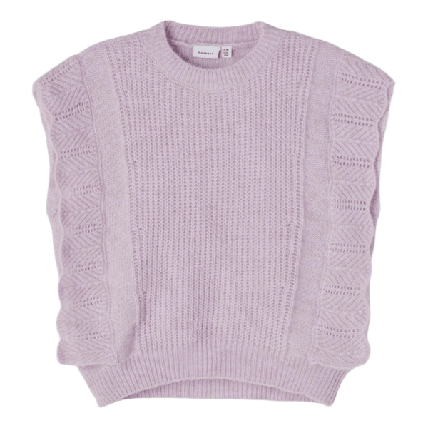 Lilla strikvest fra Name It