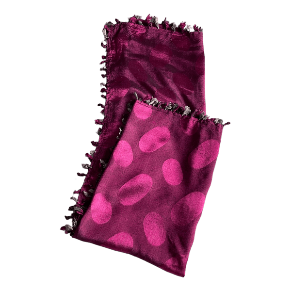 Burgundy scarf