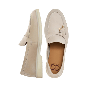 PLATFORM MOCCASINS AURELIA - IVORY