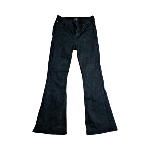 Leen mustat bootcut-farkut