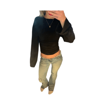 soft touch wide sleeve top