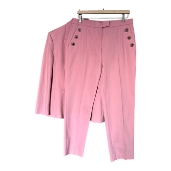 Pink Zara trouser suit