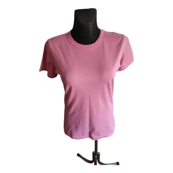 Pink B&C cotton t-shirt