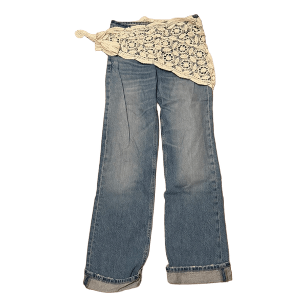 Zara jeans with blonde detalje