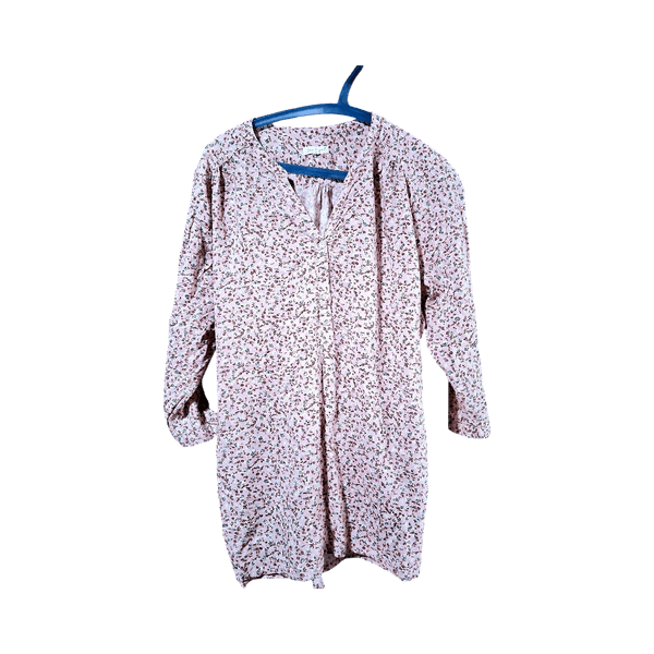 Pink floral long-sleeve Jackpot paita
