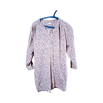 Pink floral long-sleeve Jackpot paita