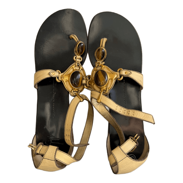 Giuseppe Zanotti Beige leather sandals