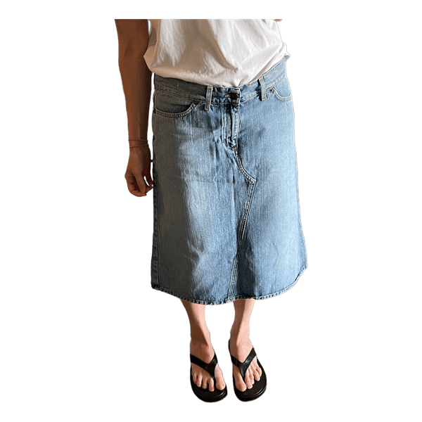 Crocker blue denim skirt