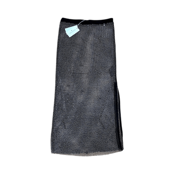 Skirt with embellished rhinestones