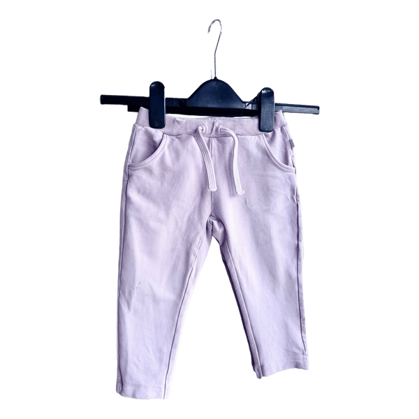 Lilac cotton sweatpants