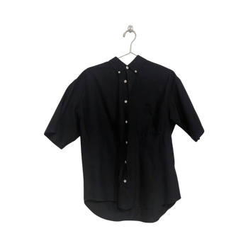 Black button-down shirt