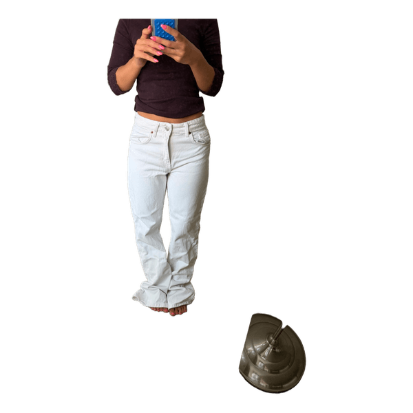 Hvide denim jeans