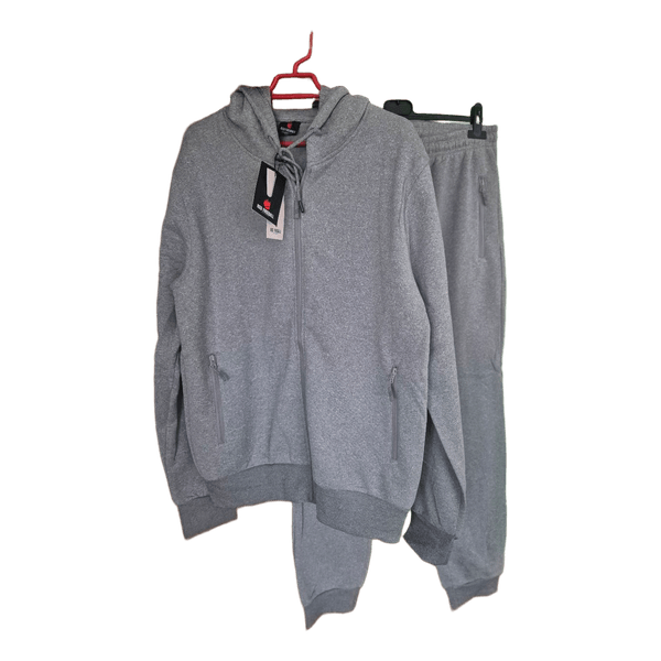 Pilkas sportinis kostiumas Red Fireball