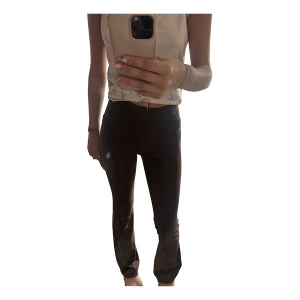 Brown flared leggings